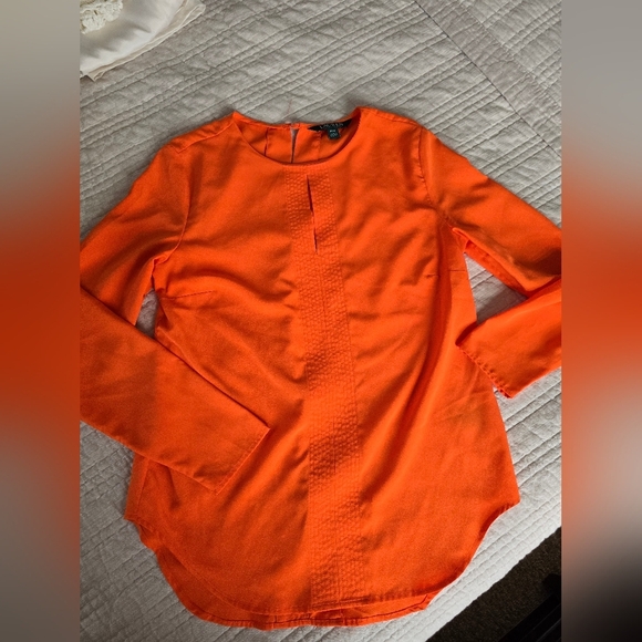 Ralph Lauren Orange Blouse - Picture 1 of 4